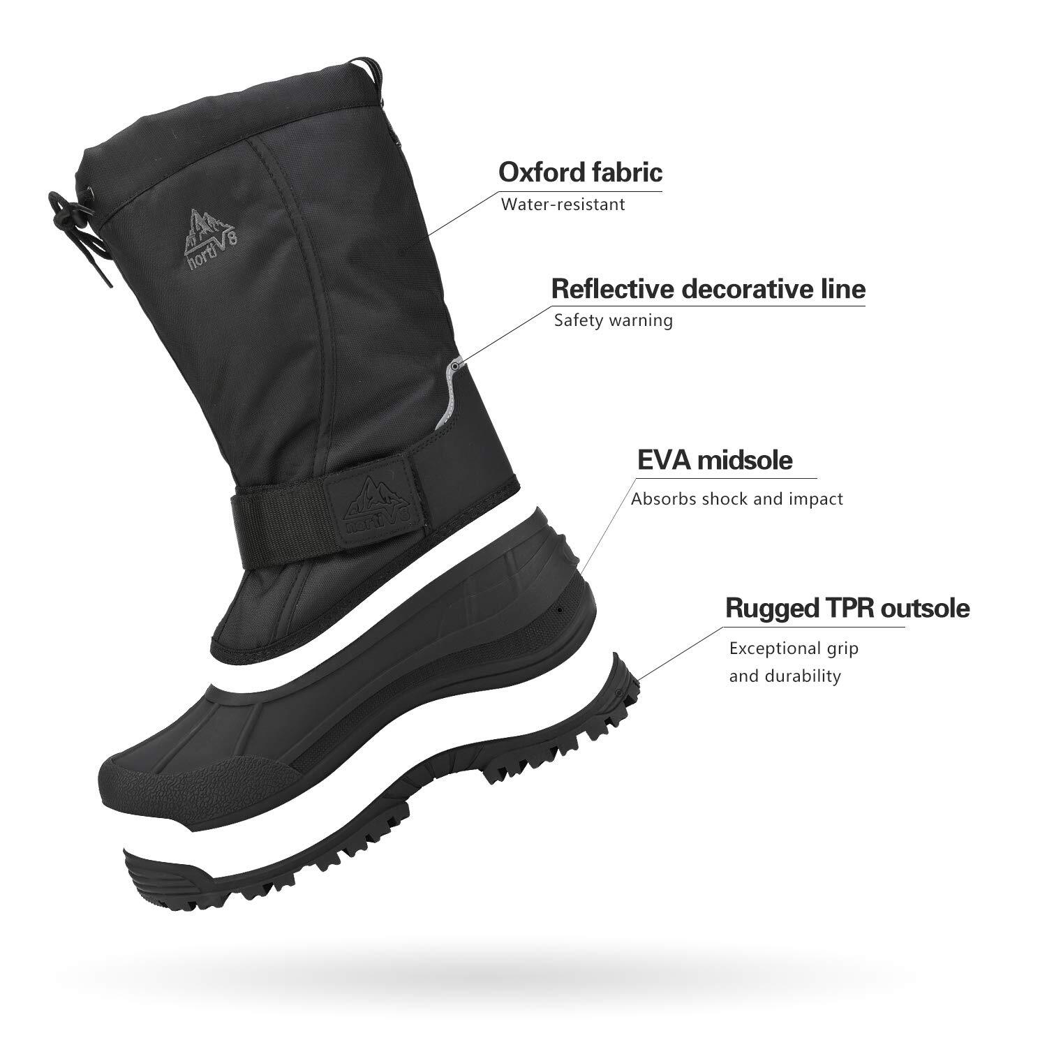 Men's Winter Warm Snow Boots Waterproof Outdoor Nonslip Knee High