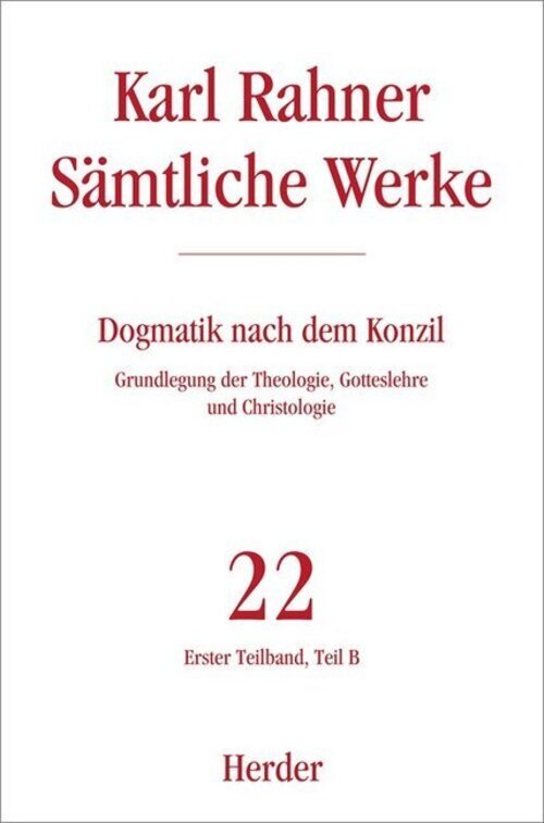 Thumbnail - Karl Rahner | Karl Rahner Sämtliche Werke. Teilbd.1b | Buch | Deutsch