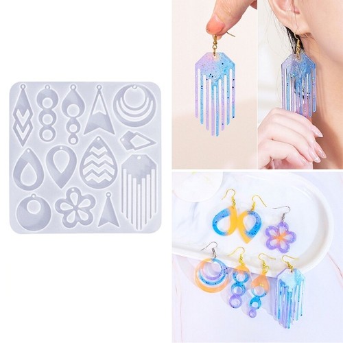 Earrings Moulds Silicone Pendant Moulds Handmade Jewelry Making Accessories - Picture 2 of 12