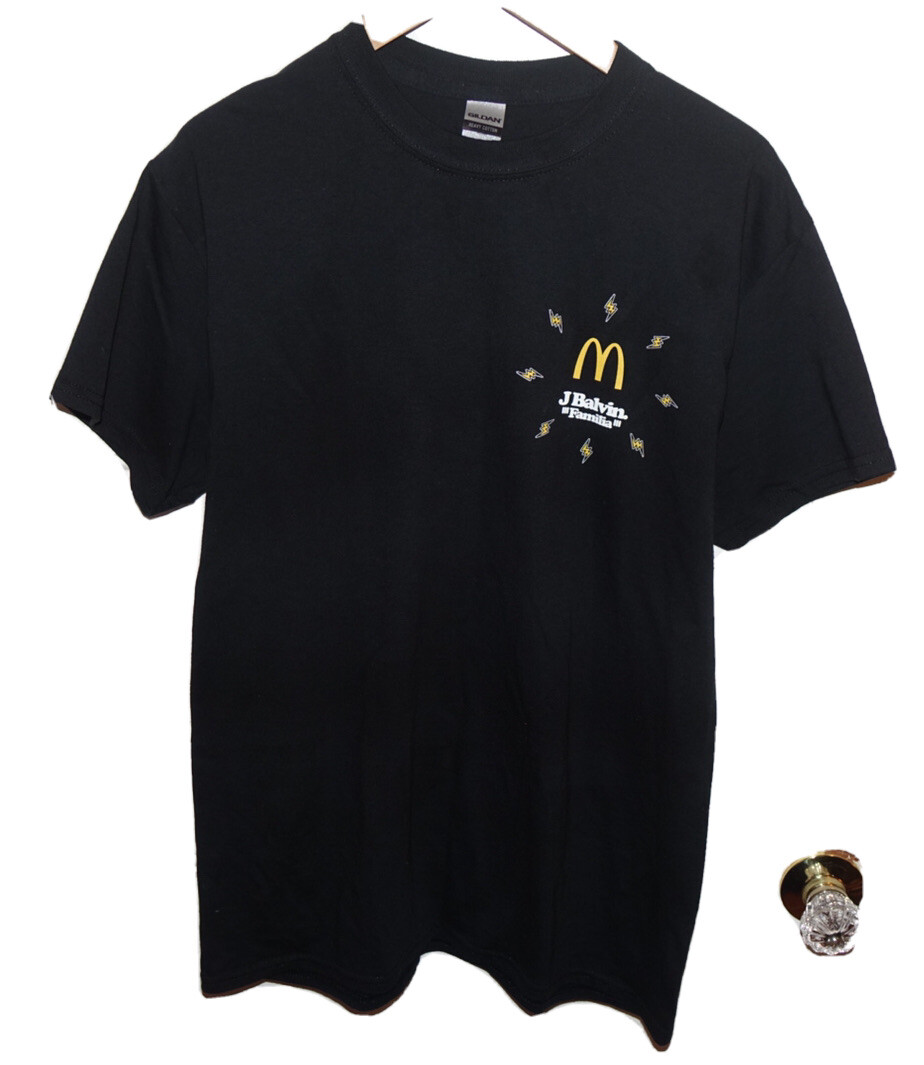 McDonald's J Balvin T-Shirt, Official Size Medium Black