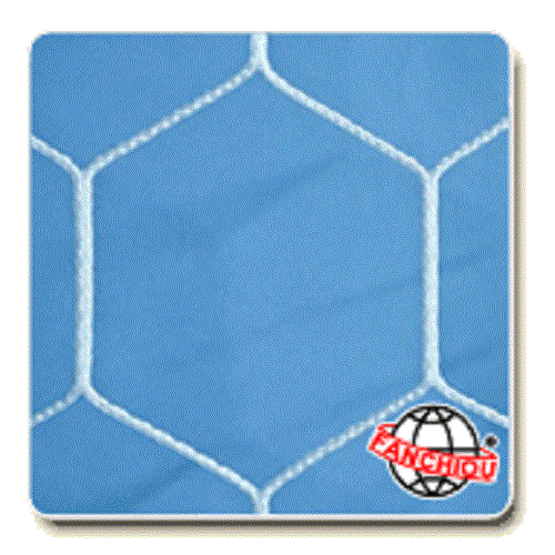 Pair SN-60HX Full Standard Size Soccer Goal Box Nets 7.5x2.5x2m Polyrope Hexagon - Picture 3 of 8