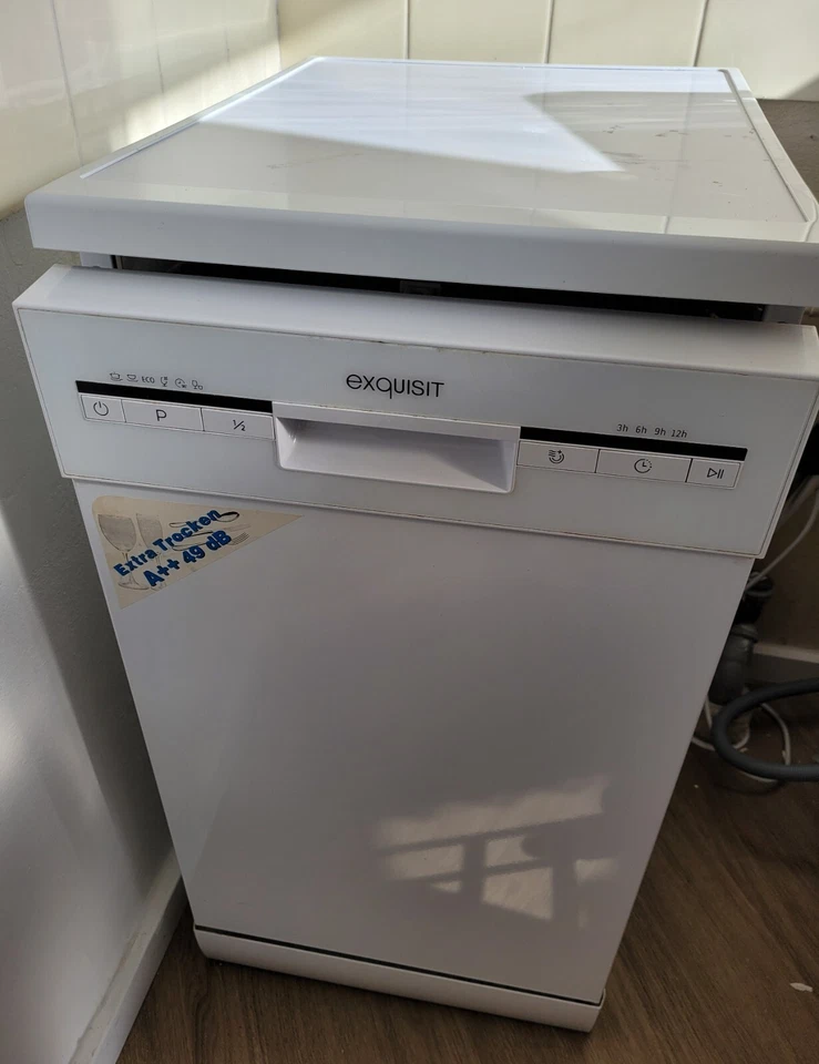 Exquisit EGSP9309-EF-030E Einbau-Geschirrspüler - Inox