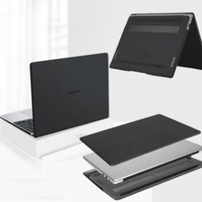 Image of Matte Black Laptop Shell Case Cover For HUAWEI MateBook 13/14/D14/D15/X Pro 13.9