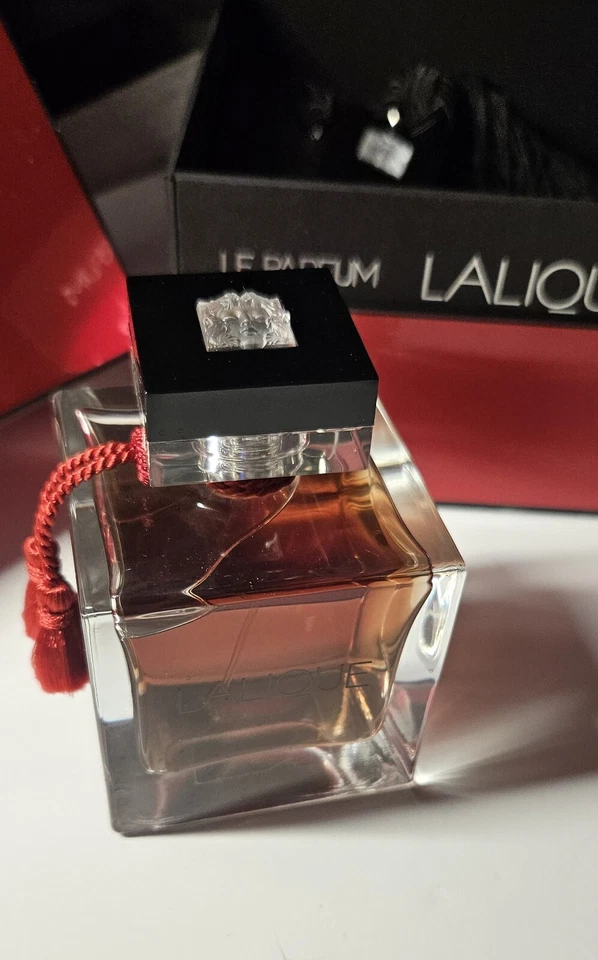 Lalique Le Parfum 3,3 oz/100 ml eau de parfum y llavero mascarilla cofre mujer nuevo Foto 3 de 4