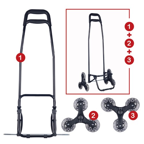 Shopping Trolley Cart Foldable Grocery Basket Market Luggage Bag Wheels Carts - Picture 9 of 84