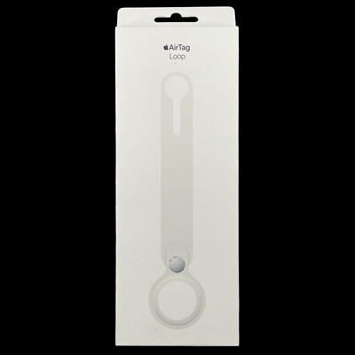Genuine Apple AirTag Polyurethane Loop Case Cover - White MX4F2ZM/A Air Tag
