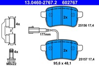BremsbelÄGe Alfa T. Giulietta 1.4/1.6-2.0 Jtdm 10-