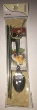 Haidragon TL-2419 Stainless Steel Spoon, Fork, & Chopsticks (Pouch Included)