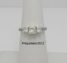 1CT Natural Diamond Solitaire Engagement Anniversary Wedding Ring 14K White Gold