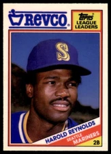 1988 Topps Revco League Leaders HAROLD REYNOLDS #19 Seattle Mariners