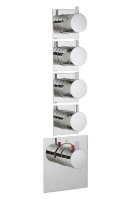 Crosswater Kai Hebel Thermostat Duschventil 5 Regler 4 Ausgänge KL800RC