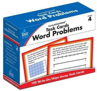 Nancy R. Bosse Nancy Rogers Bosse Task Cards: Word Problems, Grade 4 (Cards)