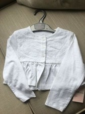 Baby Girls Mothercare Cardigan - 18-24 months - White - Brand New