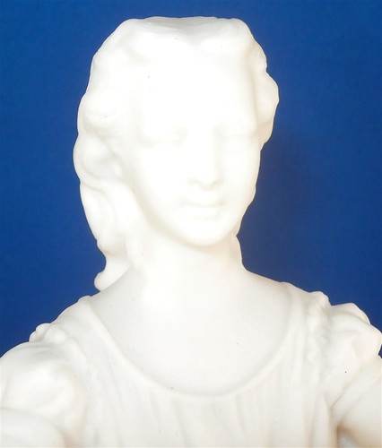 Antique 19thC Worcester Parian Porcelain Lady Figurine Porzellan Figur Figure - Picture 3 of 11