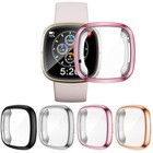 TPU Screen Protector Bumper Protective Slim Cover Case For Fitbit Versa 3 Sense