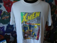 Vintage 1991 X-Men Marvel Comics 90's tee White T Shirt XL