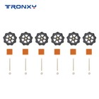 Tronxy 6PCS M3 Adjusting Nut + Screw + Silicone Solid Column Heated bed Leveling