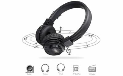 NIA 3 in1 Bluetooth Headphone X5SP with External Speaker +TF Card+