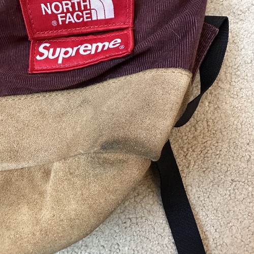 2013 FW13 The North Face TNF x Supreme Corduroy Backpack Burgundy - Picture 6 of 10