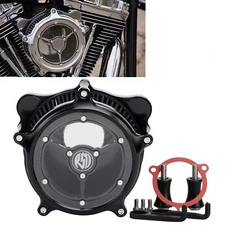 Clarity Black Air Cleaner Intake Filter For Harley Softail FLSTN Dyna Low Rider