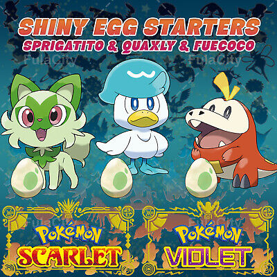 Pokémon Blast News on X: Sprigatito (tipo Planta), Fuecoco (tipo Fogo) e  Quaxly (tipo Água) serão os nomes ocidentais dos Pokémon Iniciais de Pokémon  Scarlet e Pokémon Violet! Qual será o seu