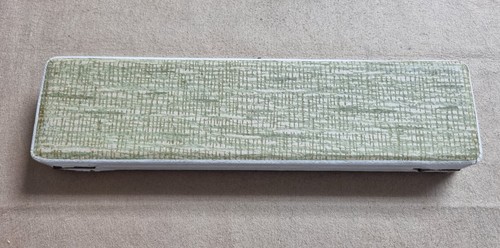 A. Lacchini Roma Vintage Elfenbein Leder Halskette Box 60-1970er Jahre guter Zustand - Bild 6 von 13