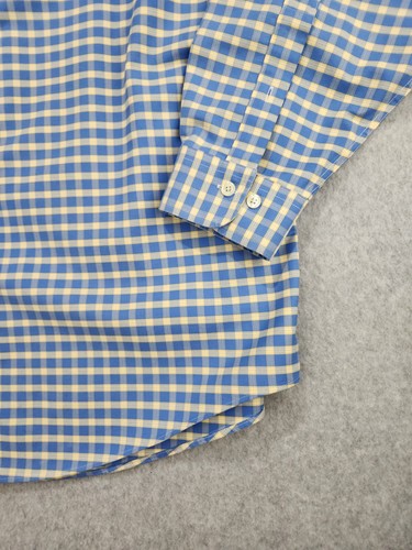 Brooks Brothers 346 Shirt Men's XL Blue LS Button Up Dress Supima Cotton Plaid - Picture 3 of 13