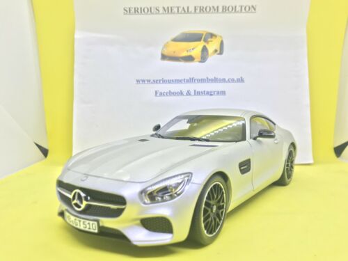 NOREV 183495 2015 MERCEDES AMG GT SILVER 1:18