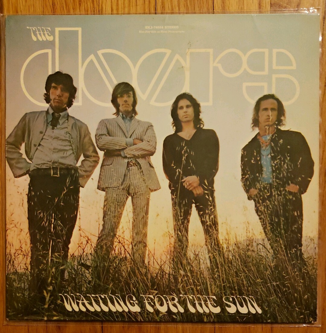 THE DOORS - WAITING FOR THE SUN LP Vinyl Gold Label GEMA 1968 JIM