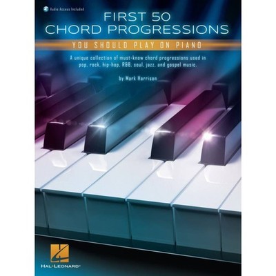 Hal Leonard First 50 Chord Progressions You Should Play on Piano - Schulwerk für