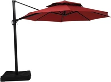 ​Replacement Canopy Top Cover for the LoweS Offset Cinnabar YJAF-819R Umbrella