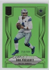2025 Panini Donruss Elite Aspirations Lime Green 758/999 Dak Prescott #29 1pd2