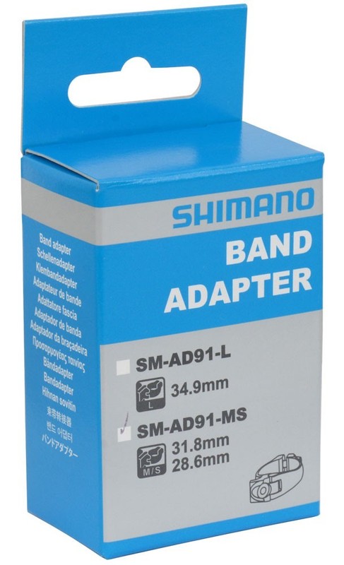 Shimano Dura Ace/Ultegra SM-AD91-MS Clamp Band Adapter 31.8/28.6mm Genuine
