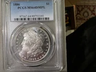 1886 P Morgan Silver Dollar PCGS MS 64 DMPL (Deep Mirror Proof Like)