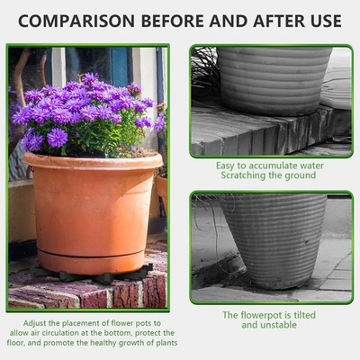 Plant Pot Feet for Outdoor Planters, 24PCS Invisible Flower Pot Risers  Toes,I... | eBay