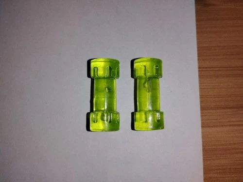 Vintage TMNT Teenage Mutant Ninja Turtles lot 2 MUTAGEN CANS cylinders canisters