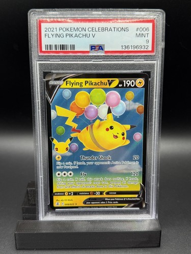 Flying Pikachu V graded PSA 9 for sale on eBay