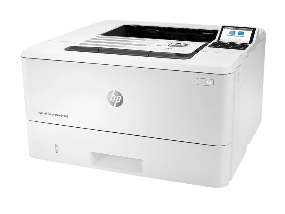 HP LaserJet Enterprise M406dn ENERGY STAR Printer - Image 3 of 4