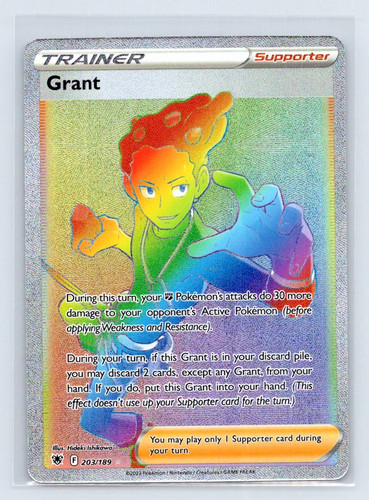 Pokemon Grant (Secret) Secret Rare SWSH10: Astral Radiance 203/189 NM