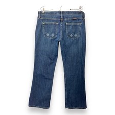 Wrangler Shiloh Bootcut Jeans Women 11/12x30 Dark Wash Western