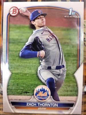 Zach Thornton New York Mets 2023 Bowman Draft 1st Bowman