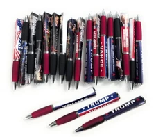 20 Pack TRUMP / VANCE 2024 MAGA: 3D Mixed MISPRINT Retractable Twist Click Pens