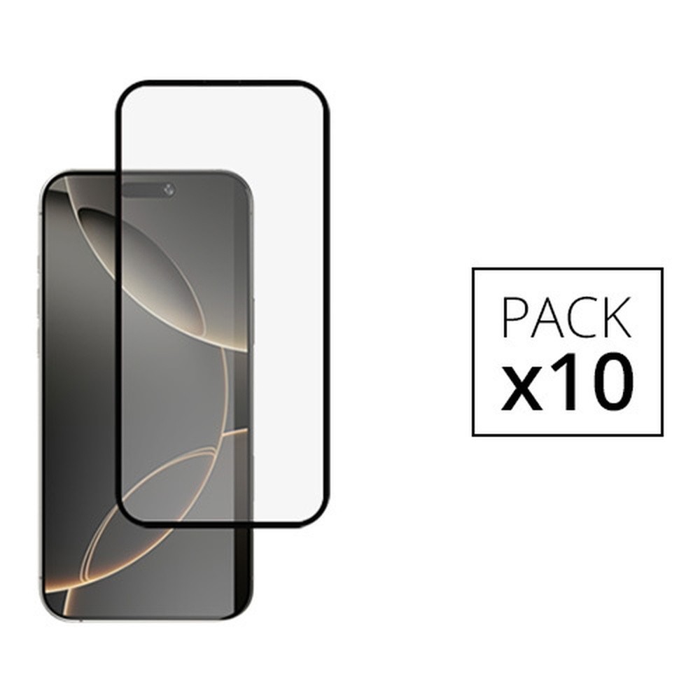 Verre trempé iPhone 16 Pro film protection écran verre incassable plein écran - x10