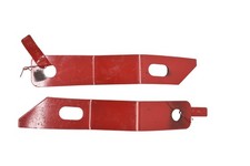 Bush Hog Toggle Mounting Bracket Pair L+R 50080062 Slotted Hole Plates Hardware