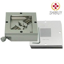 90mm Reball Station Fixture Jig with 10PCS Universal Stencils BGA Reballing Kit