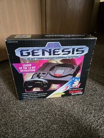 Sega Genesis (Model 1601, 1992) Near Complete - Box, Console, Controller, & More