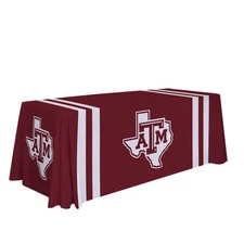 Texas A&M Aggies College Sports Printed Table Throw - NCAA Licensed - Polyest...