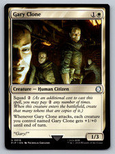 mtg gary card Gary, the Snail create a 1/1 black Slug creature token. Gary, the Great Gray Merchant