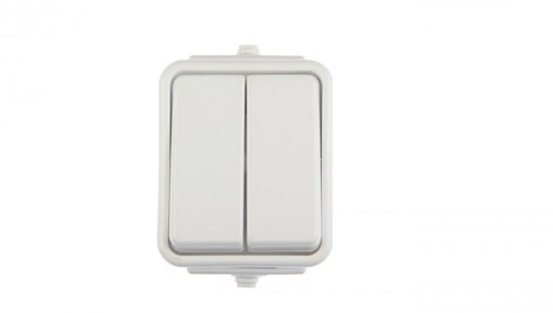 Cedar Łącznik świecznikowy hermetyczny IP44 10A biały WNt-500C01 WNT500C01 - Bild 1 von 1