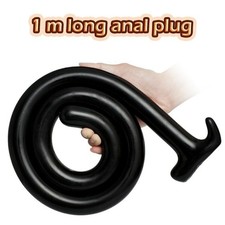 1M Super Long Anal Dildo Prostate Massager Butt Plug Dildo Masturbator For Women
